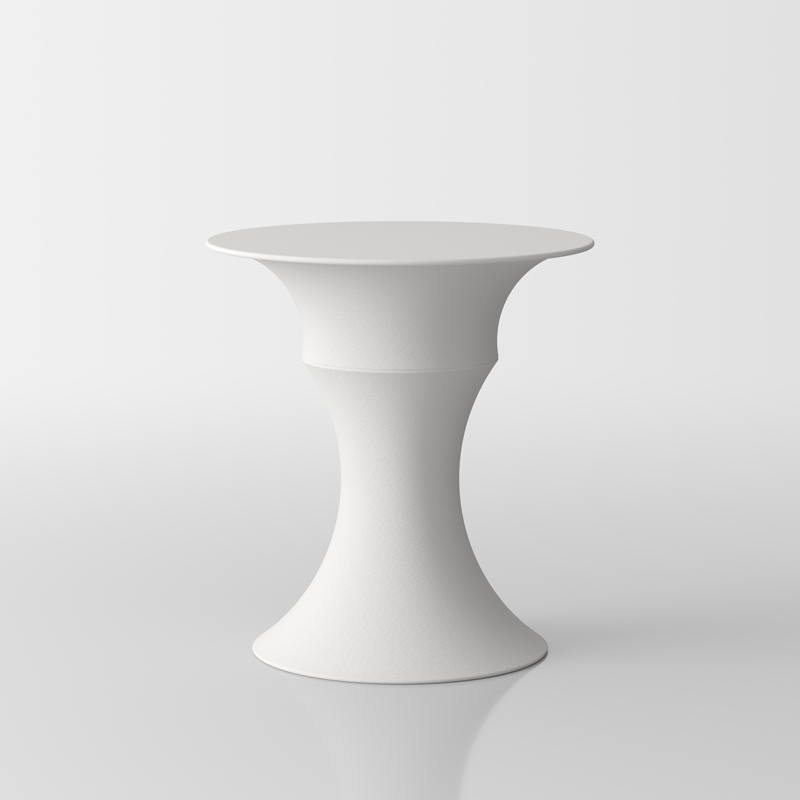 Olimpo  designer coffee table by Servetto - white 1
